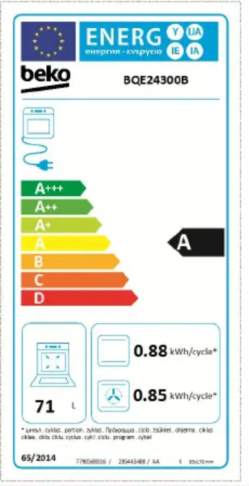 Image de la première page du manuel de l'appareil BQE24300