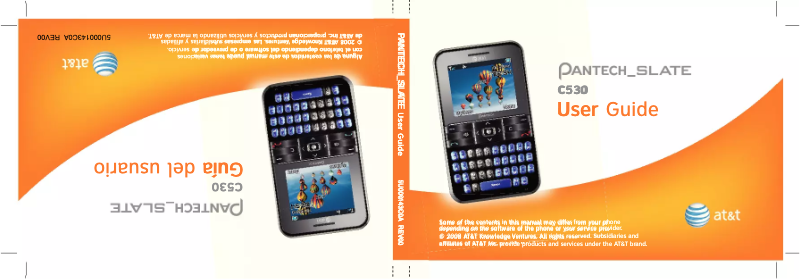Page n°1 - Manuel utilisateur Pantech Slate C530