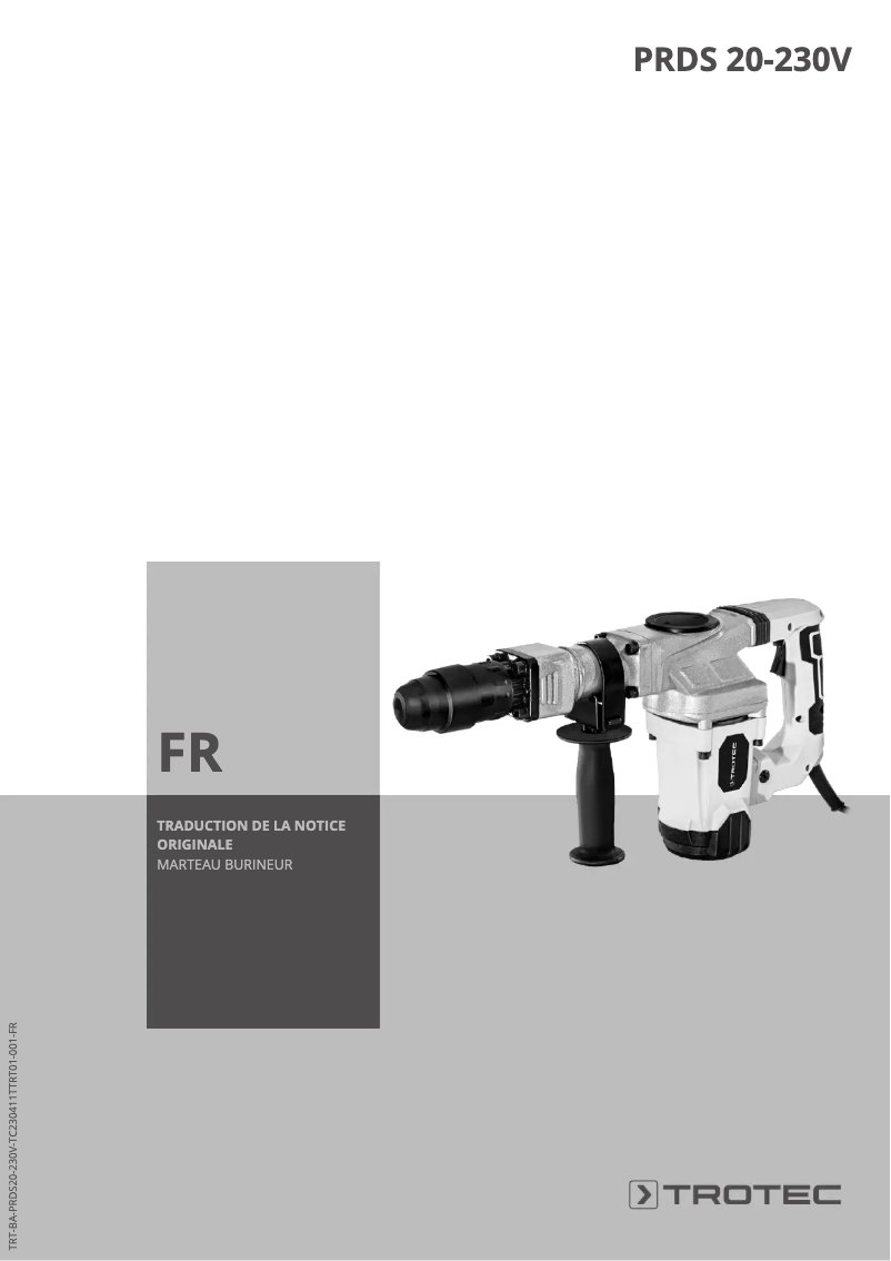 Page n°1 - Manuel utilisateur Trotec PRDS 20-230V