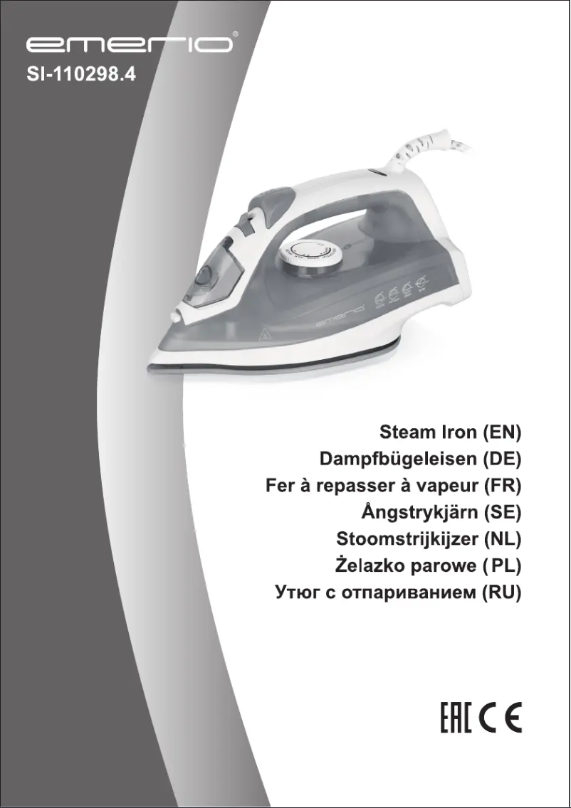 Image de la première page du manuel de l'appareil SI-110298