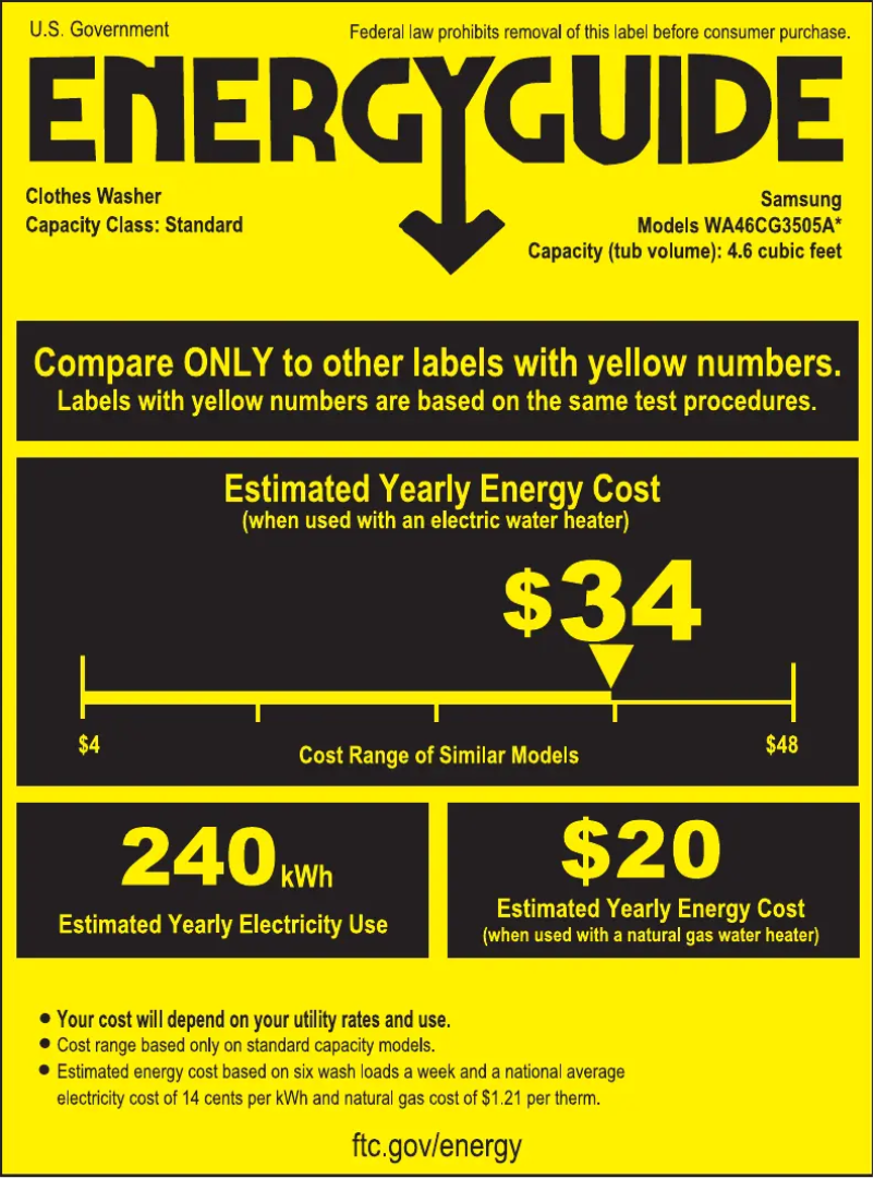 Image de la première page du manuel de l'appareil WA46CG3505AV