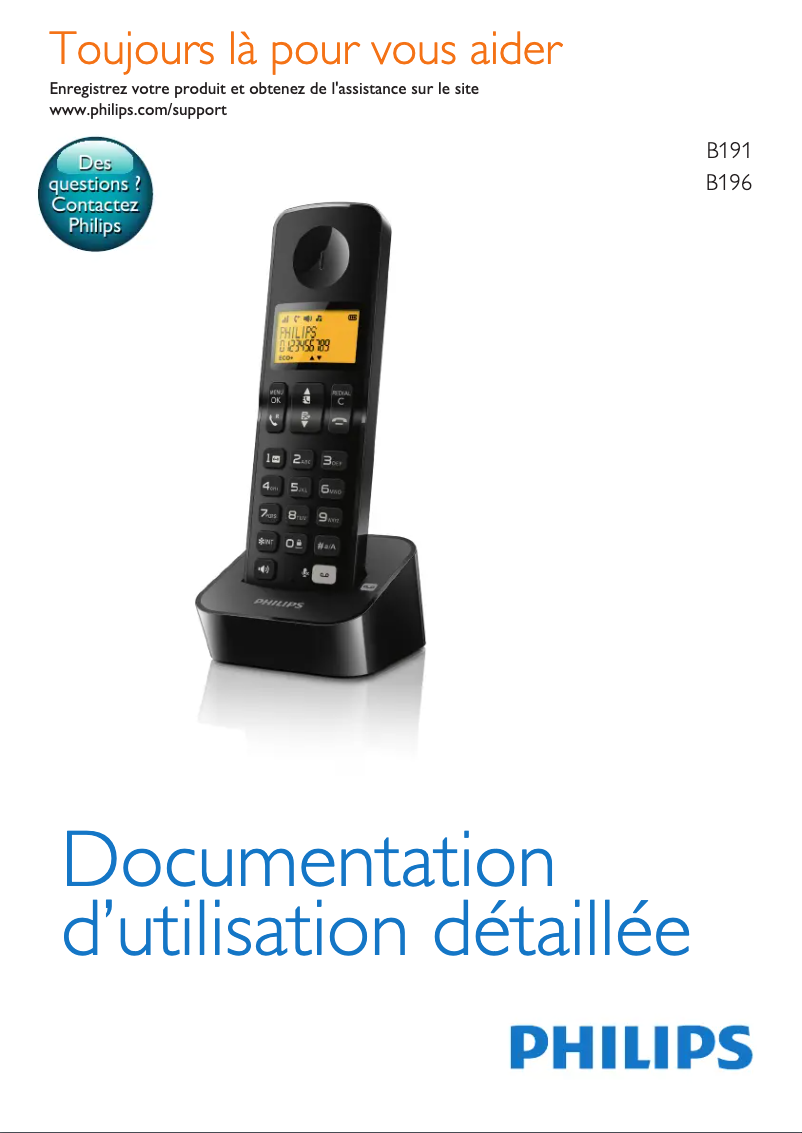 Imagen de la primera página del manual del dispositivo B1962B