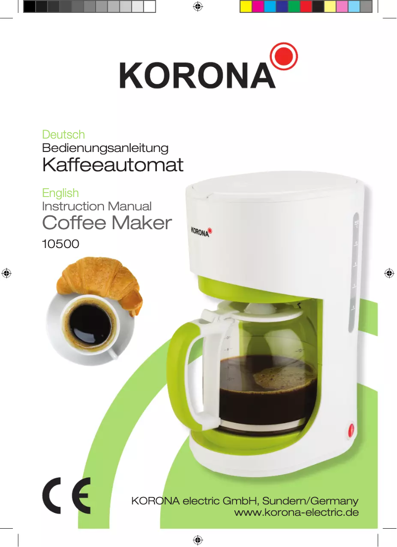 Page n°1 - Manuel utilisateur Korona 10500