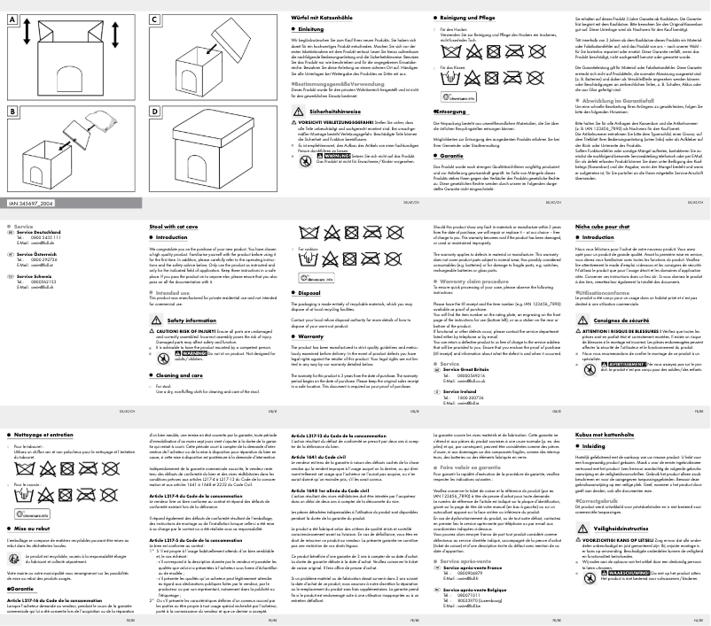 Page 1 de la notice Manuel utilisateur Zoofari HG04382A