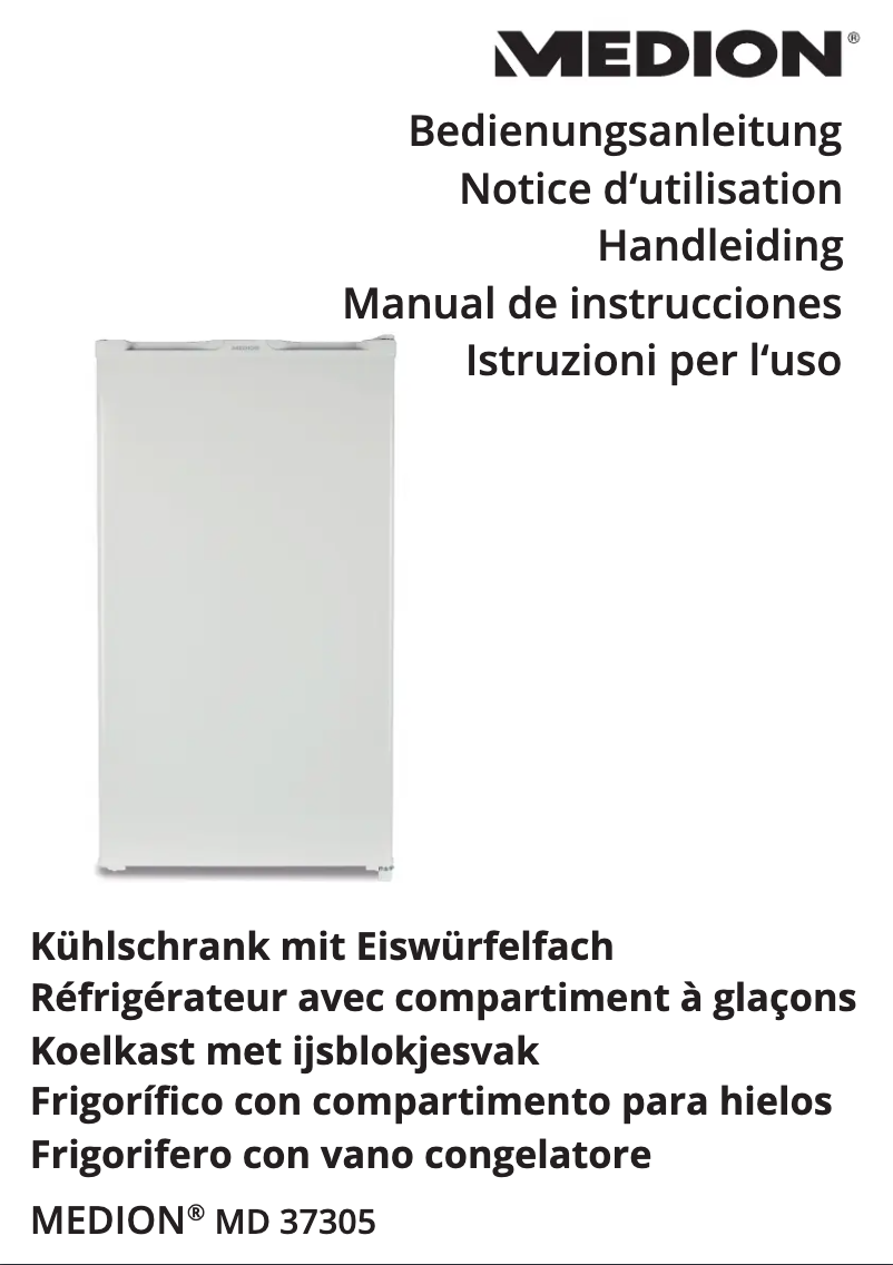 Page n°1 - Manuel utilisateur Medion MD 37305