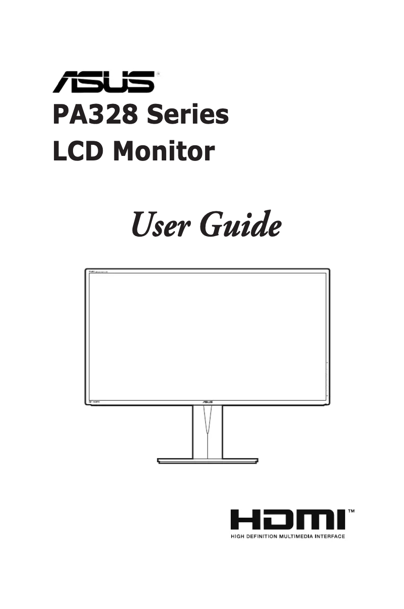Page n°1 - Manuel utilisateur Asus PA328