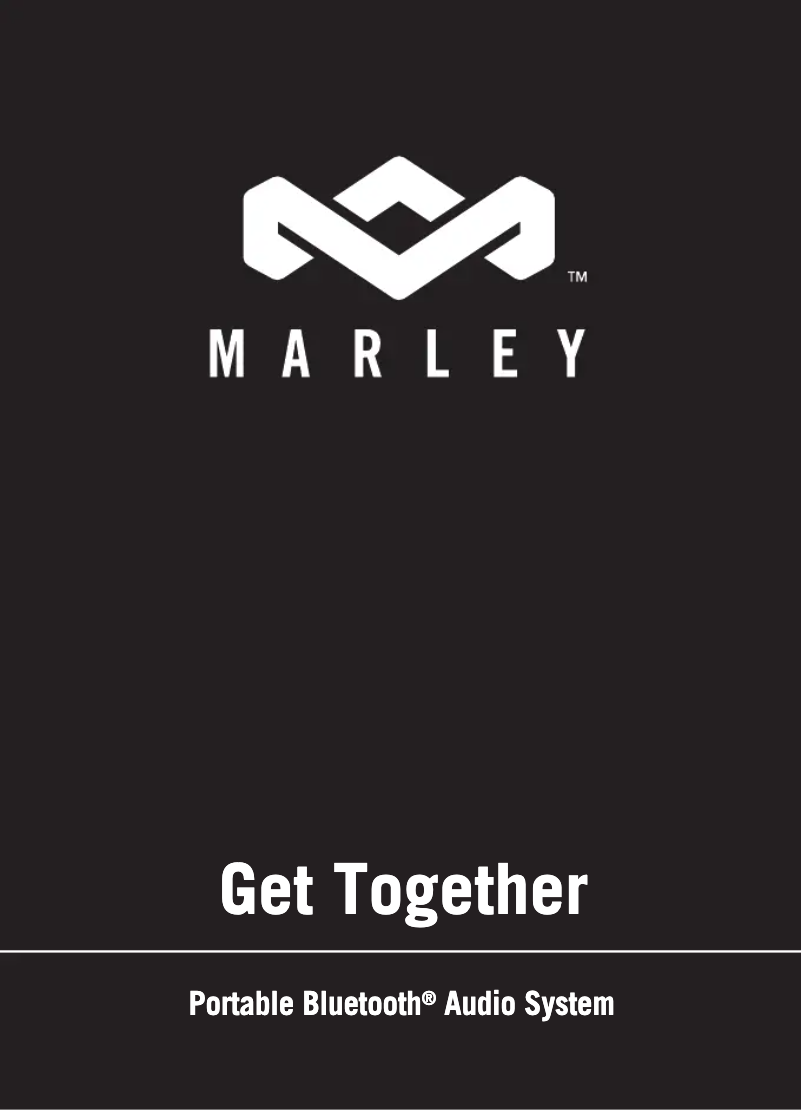 Page n°1 - Manuel utilisateur House of Marley Get Together EM-JA006