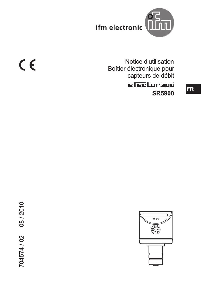 Image de la première page du manuel de l'appareil SR5900