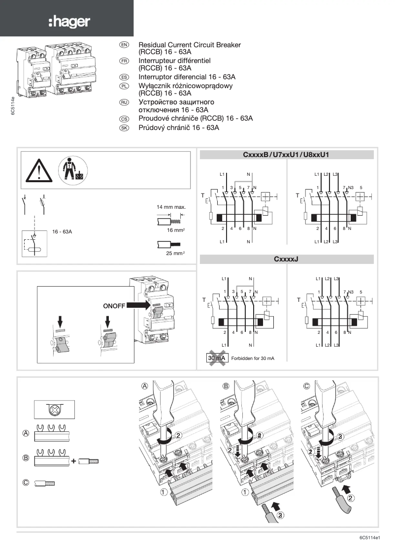 Image de la première page du manuel de l'appareil CF463J