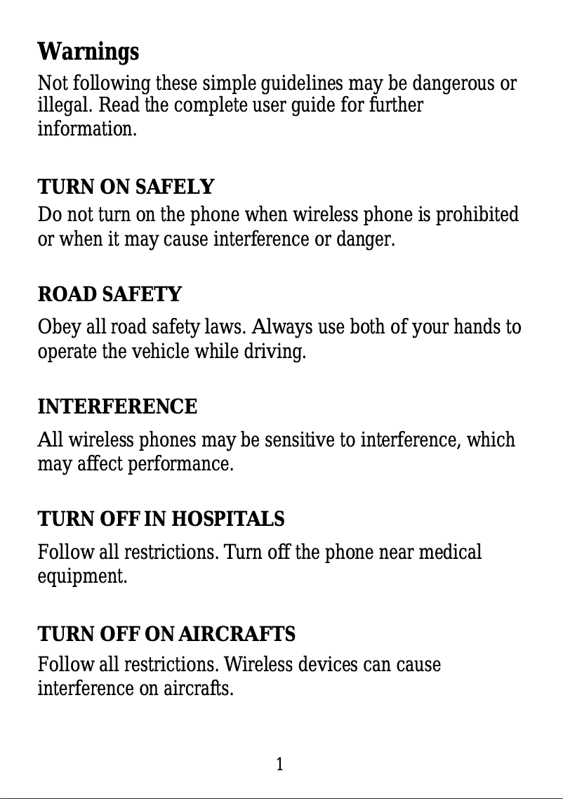 Page n°1 - Manuel utilisateur Plum Z512