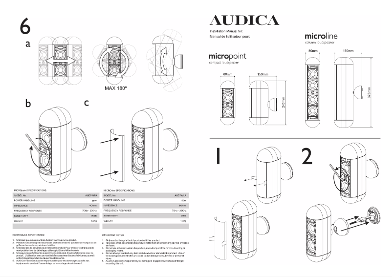 Image de la première page du manuel de l'appareil Micropoint