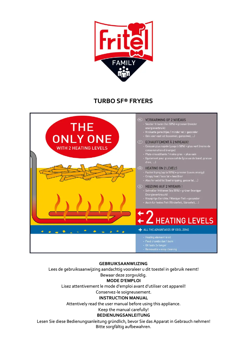 Page 1 de la notice Manuel utilisateur Fritel Turbo SF 4150