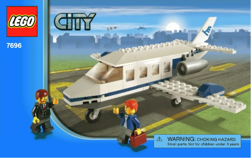 Page 1 of the manual User Manual Lego Private Jet