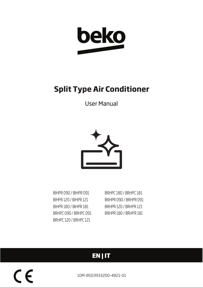 Page n°1 - Manuel utilisateur Beko BRHPR 120 / BRHPR 121