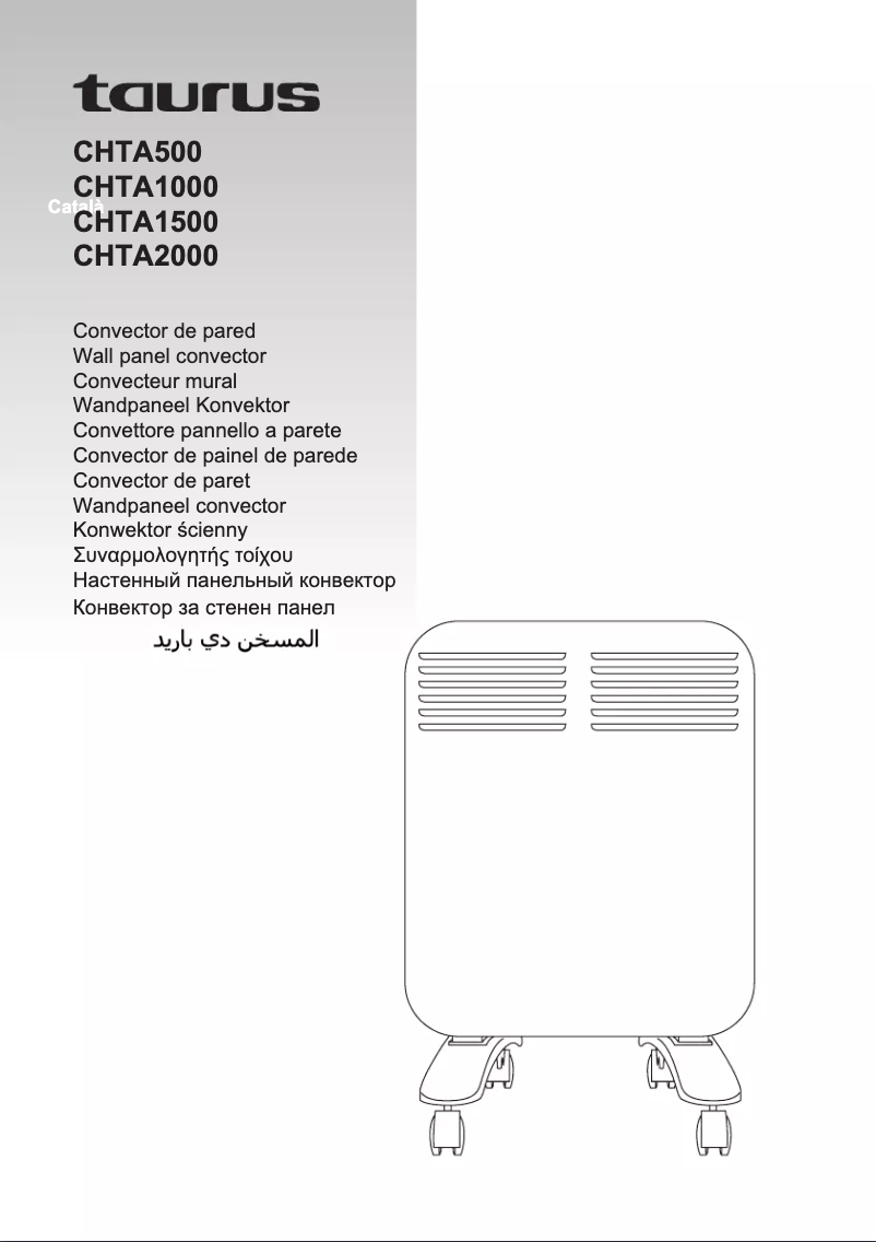 Page n°1 - Manuel utilisateur Taurus CHTA2000