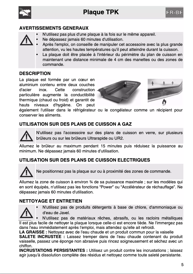 Image de la première page du manuel de l'appareil TPK