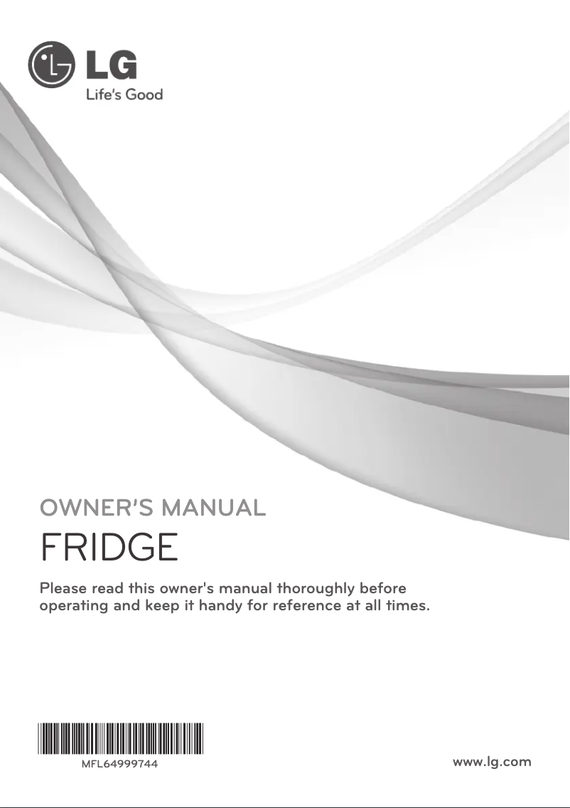 Page 1 de la notice Manuel utilisateur LG GL5141AVAW1