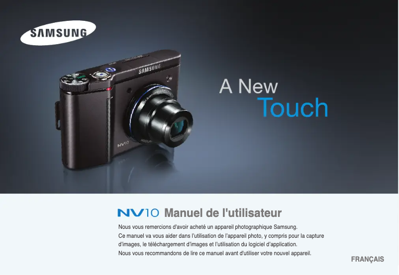 Image de la première page du manuel de l'appareil NV10