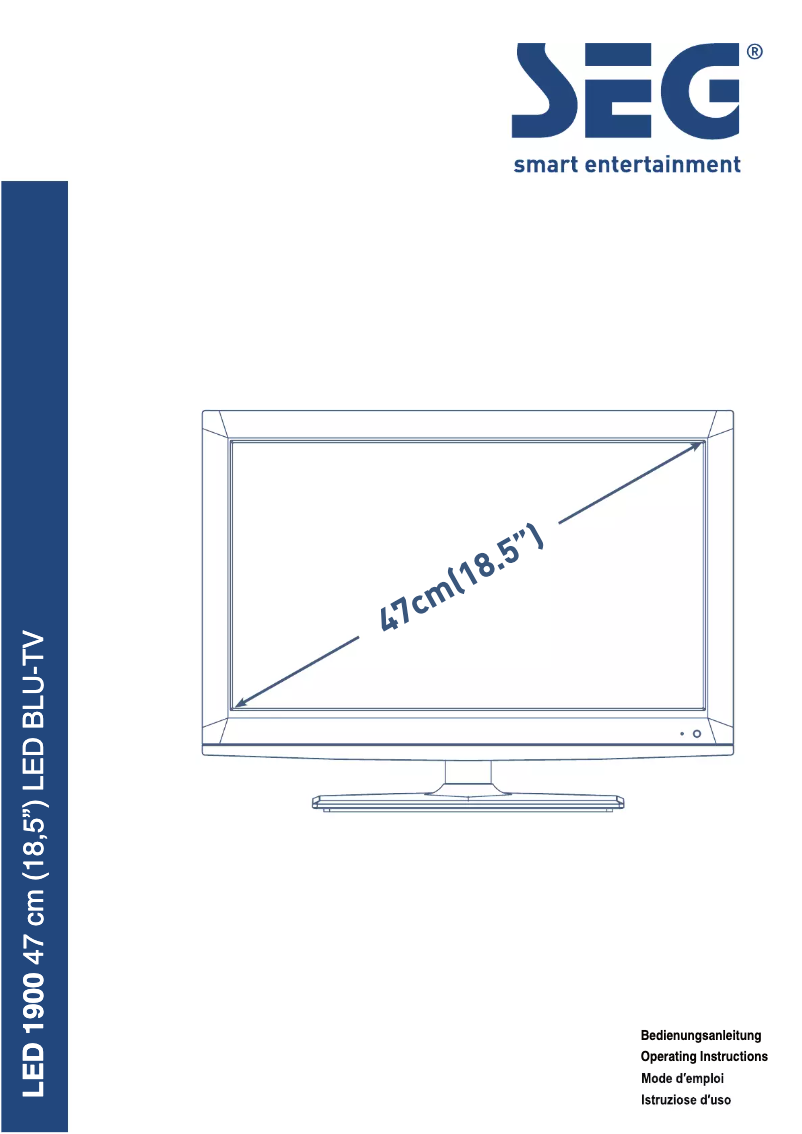 Image de la première page du manuel de l'appareil LED1900