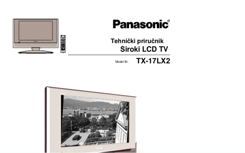 Page 1 de la notice Manuel utilisateur Panasonic Viera TX-17LX2
