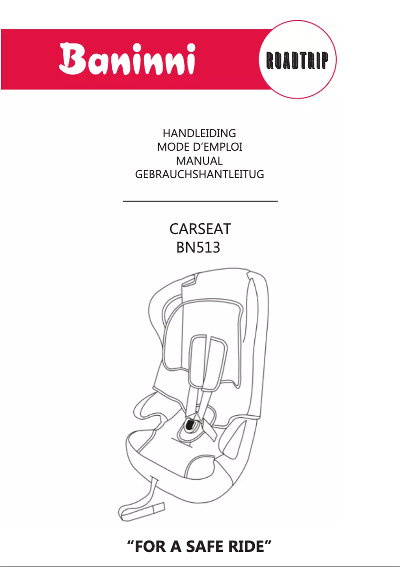 Image de la première page du manuel de l'appareil BN513