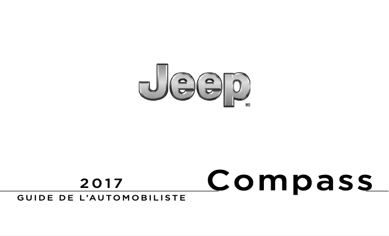 Page 1 de la notice Manuel utilisateur Jeep Compass (2017)