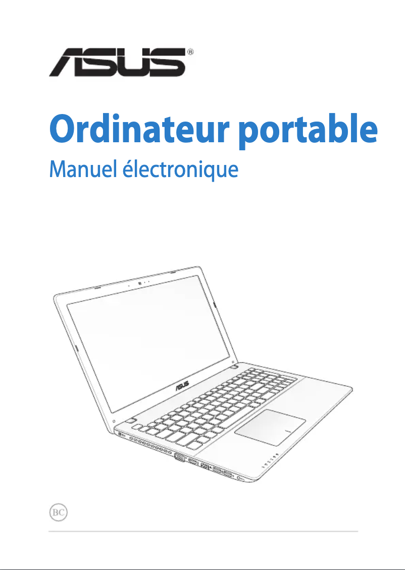 Image de la première page du manuel de l'appareil X550LB