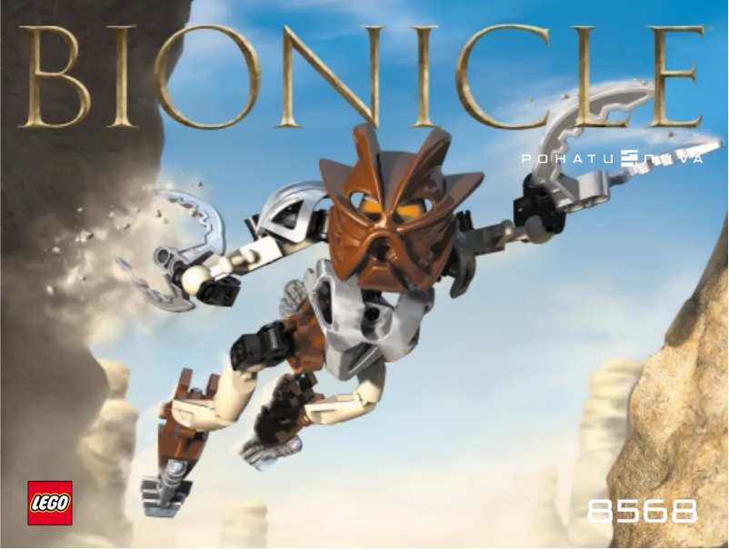 Page 1 of the manual User Manual Lego Bionicle 8568
