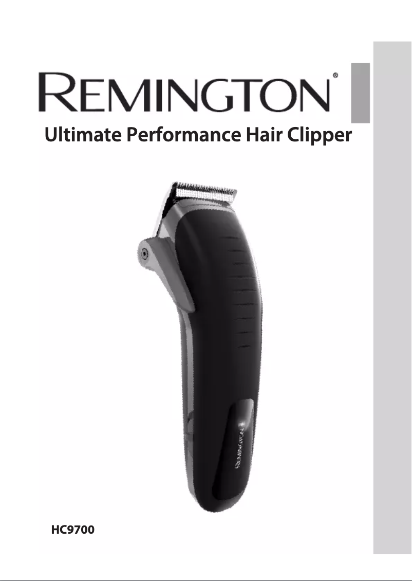 Page 1 de la notice Manuel utilisateur Remington Salon Collection Ultimate Perform HC9700