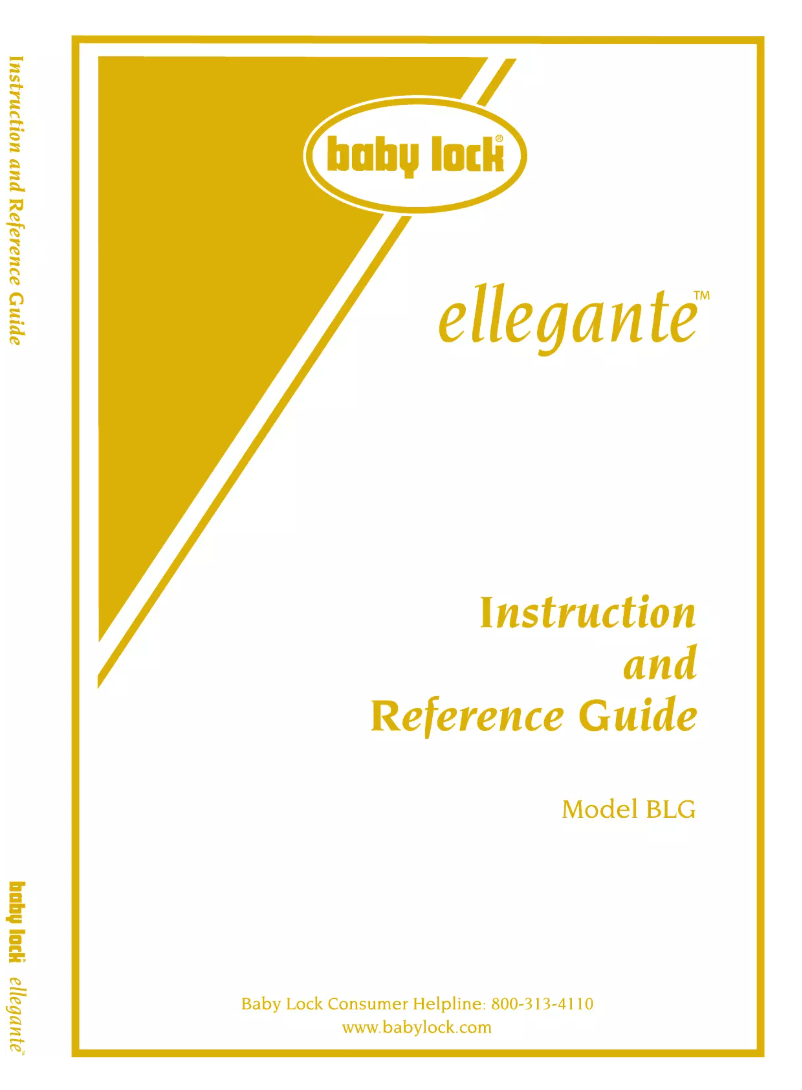 Image de la première page du manuel de l'appareil Ellegante