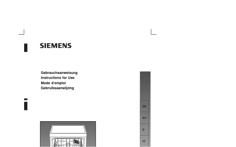 Page 1 de la notice Manuel utilisateur Siemens SF24261