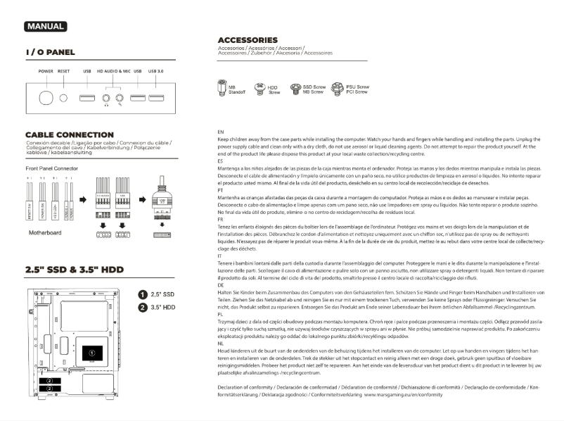 Image de la première page du manuel de l'appareil MC-SE