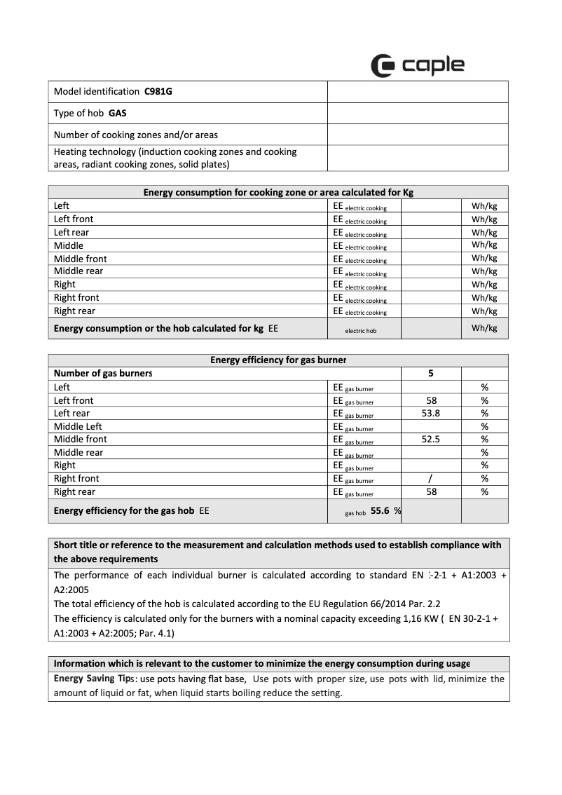 Image de la première page du manuel de l'appareil C981G