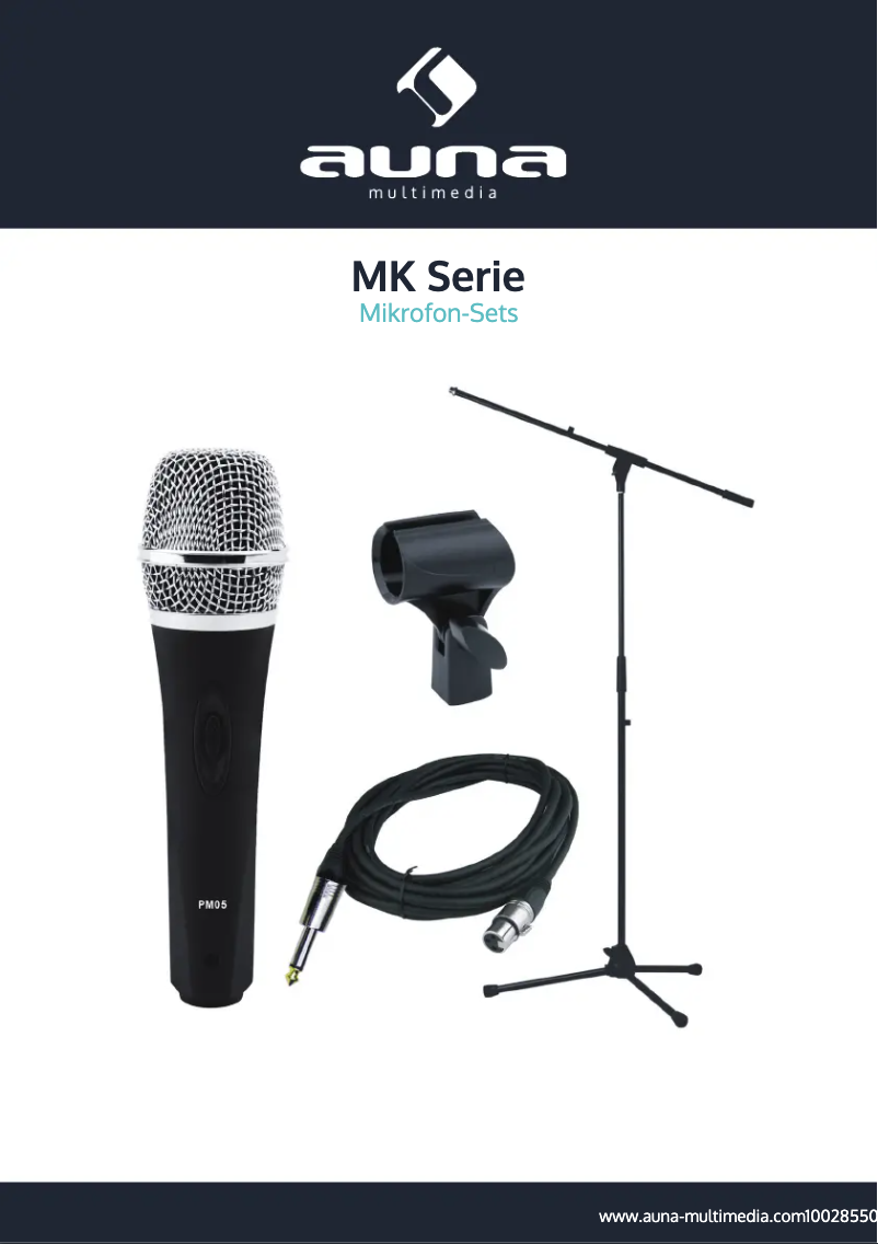 Page n°1 - Manuel utilisateur Auna KM 02