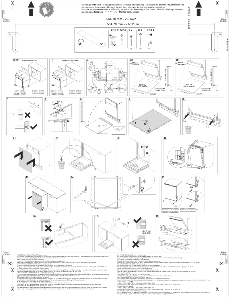 Page 1 de la notice Manuel utilisateur Smeg STL7231L