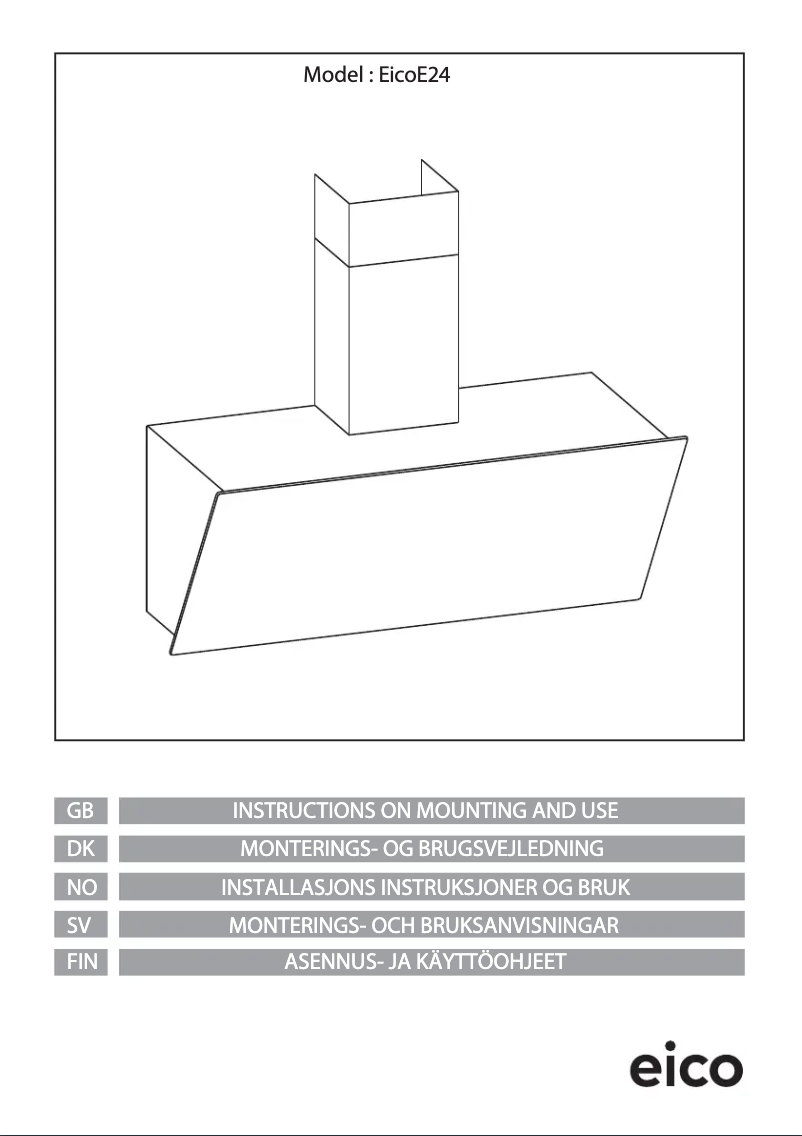 Page 1 de la notice Manuel utilisateur Eico E24 90 Copper Stone