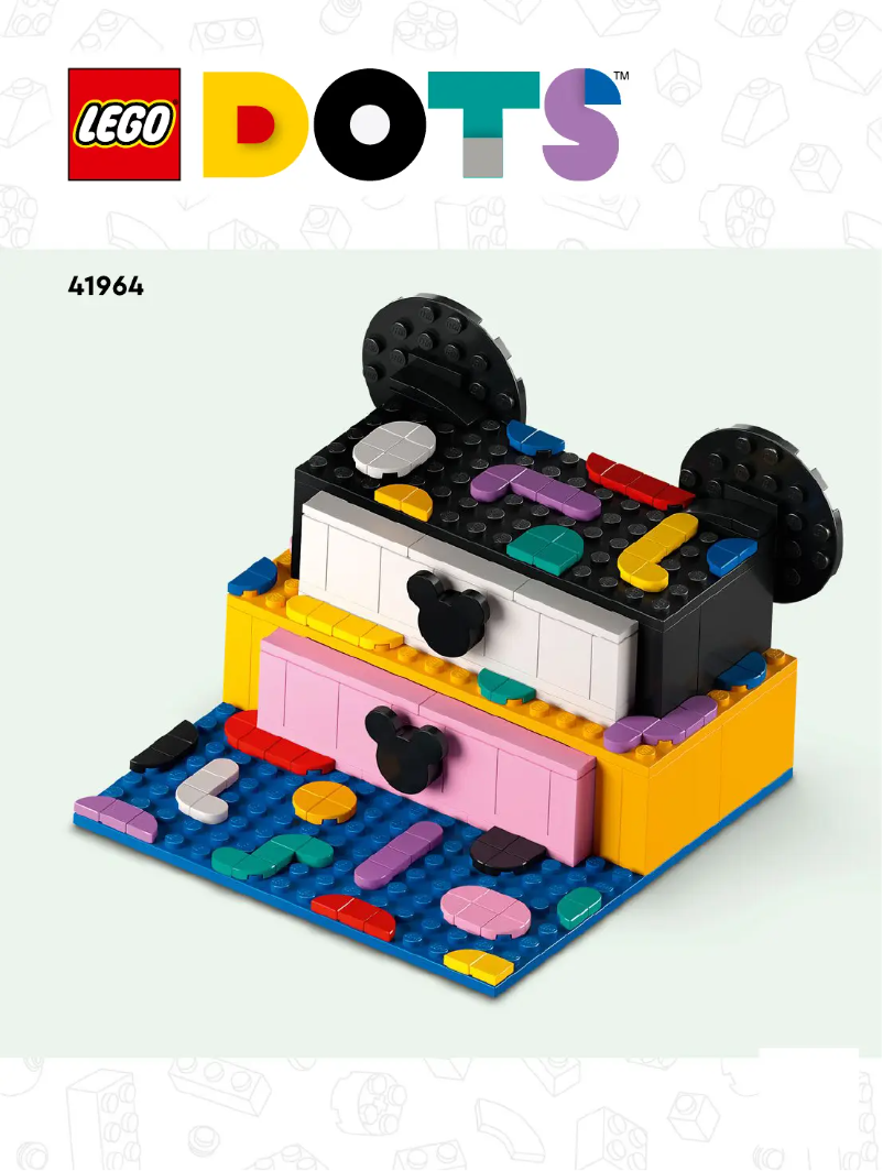 Page 1 de la notice Manuel utilisateur Lego Dots 41964