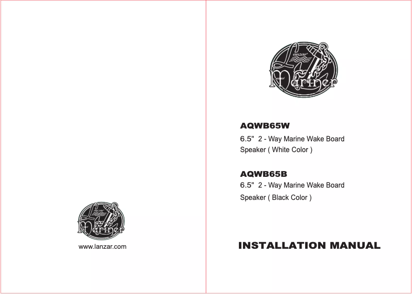 Page n°1 - Manuel utilisateur Lanzar Mariner AQWB65W