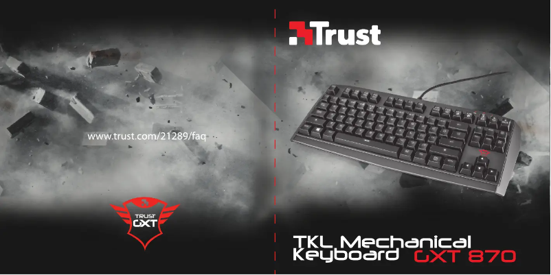 Image de la première page du manuel de l'appareil GXT 870