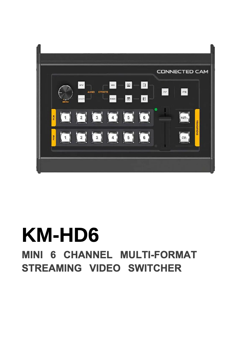 Página 1 del manual Manual de usuario JVC KM-HD6