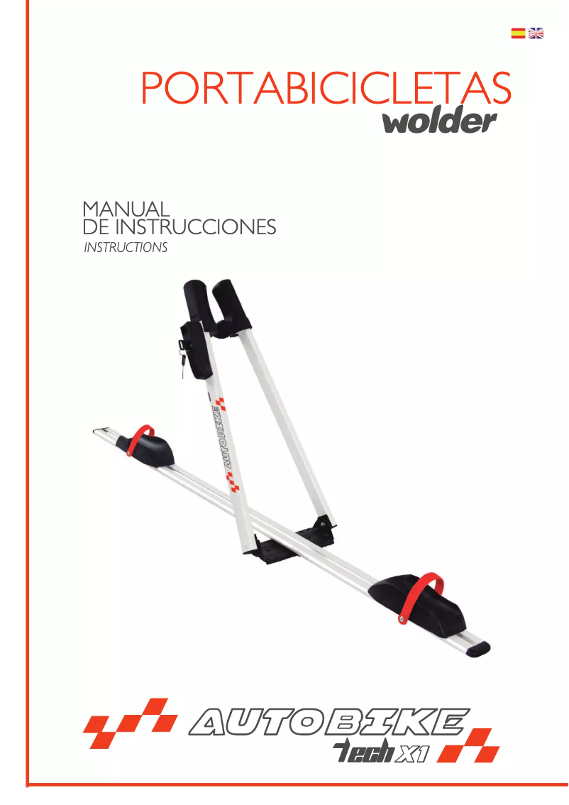 Image de la première page du manuel de l'appareil Autobike Tech X1