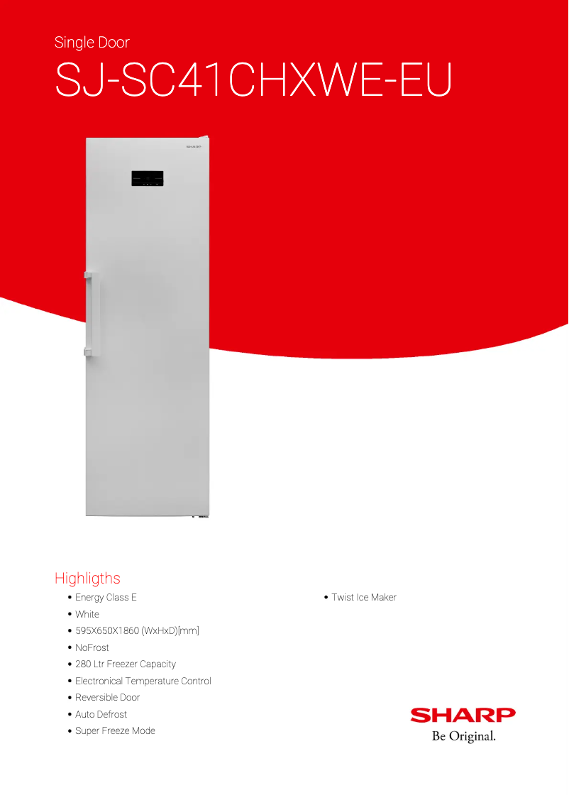 Image de la première page du manuel de l'appareil SJ-SC41CHXWE-EU