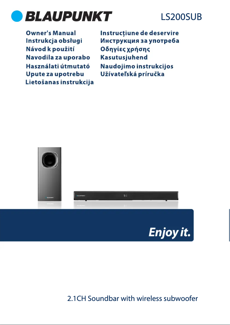 Image de la première page du manuel de l'appareil LS200SUB