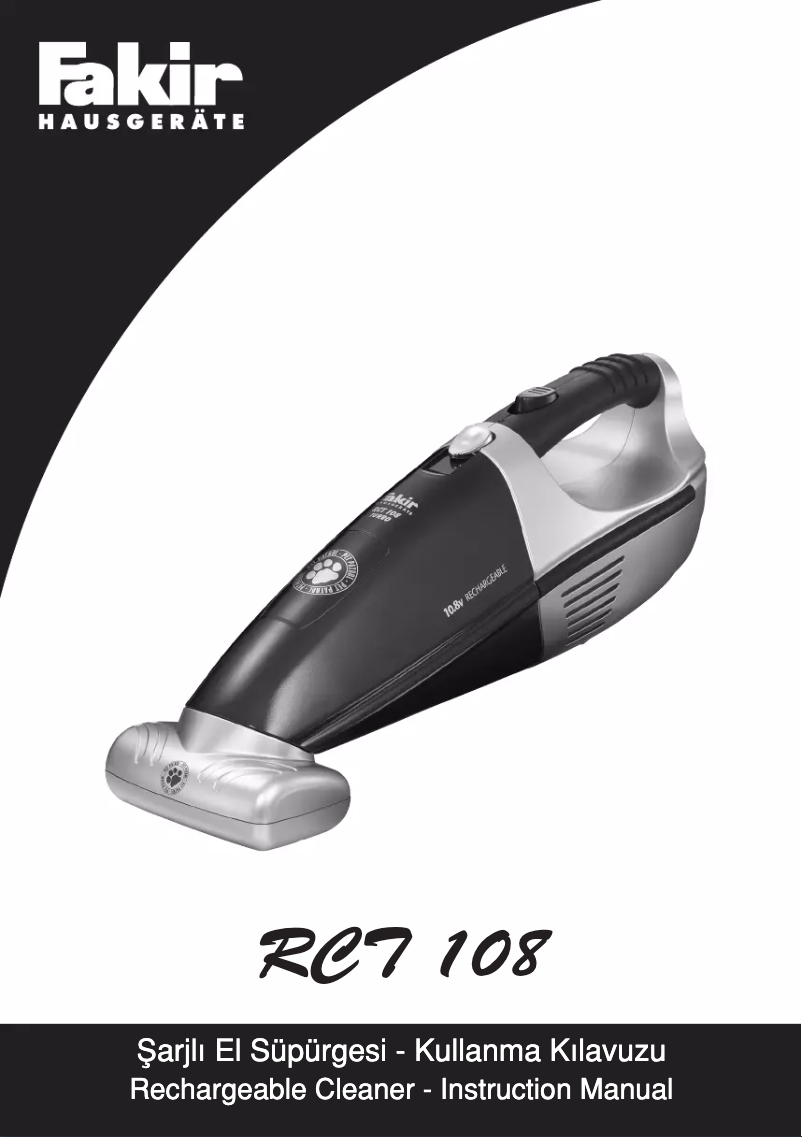 Page 1 de la notice Manuel utilisateur Fakir RCT108