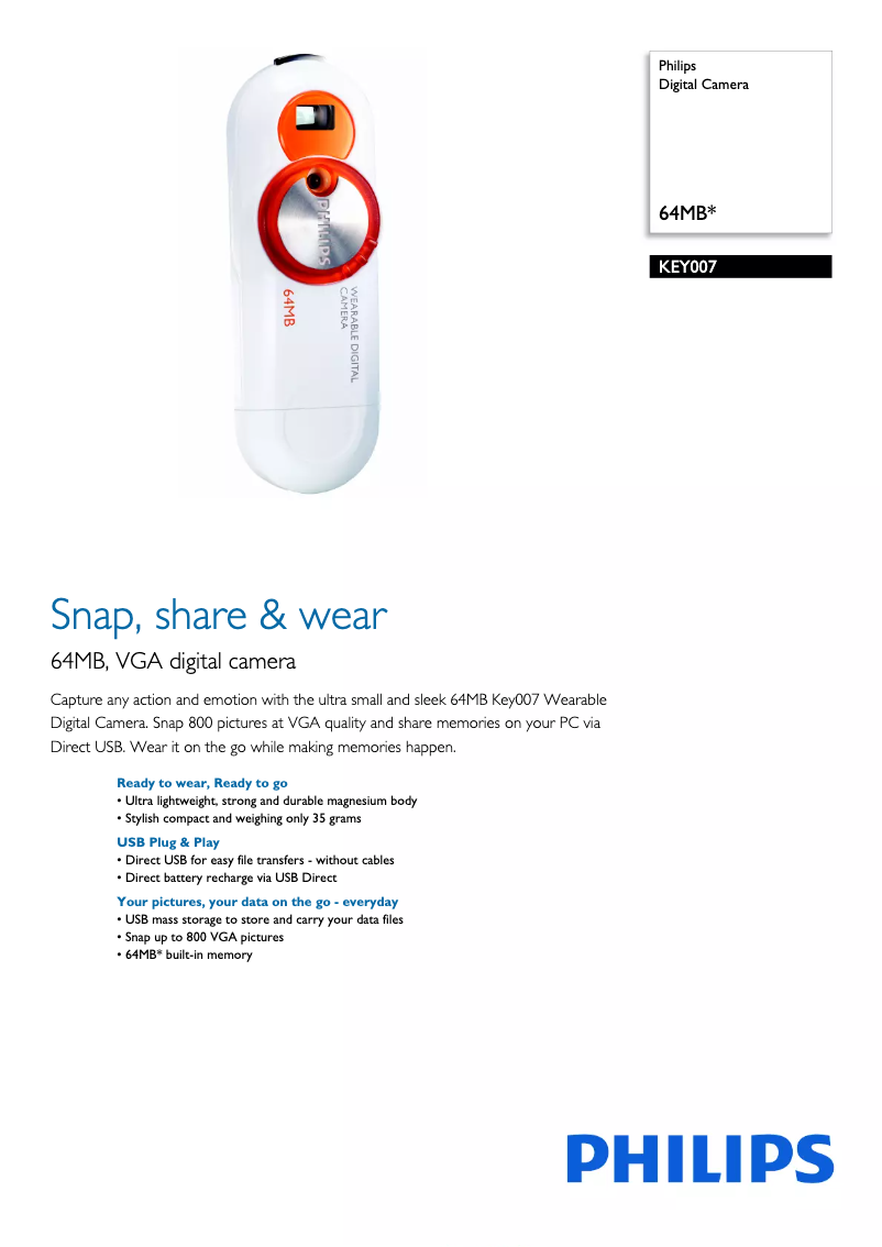 Image de la première page du manuel de l'appareil KEY007