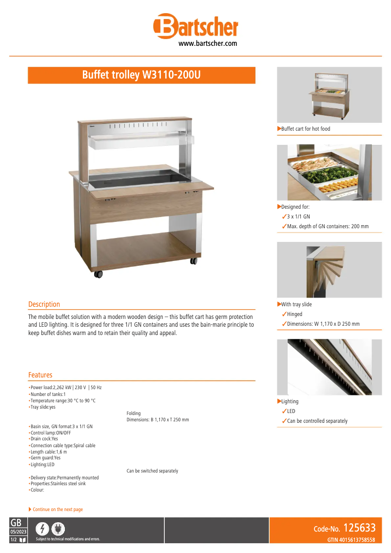 Image de la première page du manuel de l'appareil W3110-200U