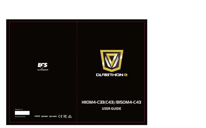 Page 1 de la notice Manuel utilisateur ECS B150M4-C43