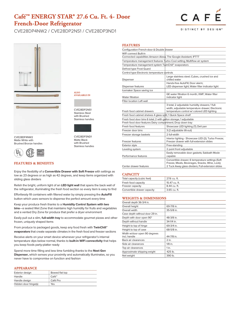 Image de la première page du manuel de l'appareil CVE28DP3ND1