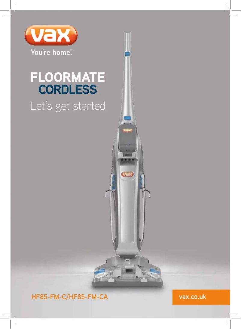 Página 1 del manual Manual de usuario Vax Floormate HF85-FM-C