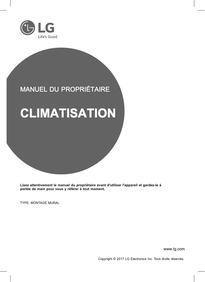 Page n°1 - Manuel utilisateur LG G12WL